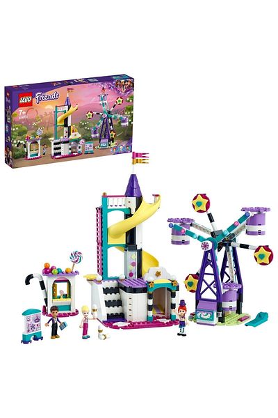 LEGO Friends Sihirli Dönme Dolap ve Kaydırak 41689 - Lunapark Temalı, 3 Mini Bebek içeren Set (545 Parça)