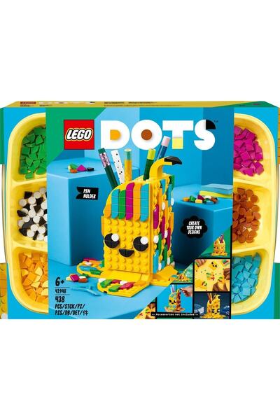 LEGO ® DOTS Sevimli Muz Kalemlik 41948 - 6 Yaş ve Üzeri Çocuklar için El Sanatları Seti (438 Parça)