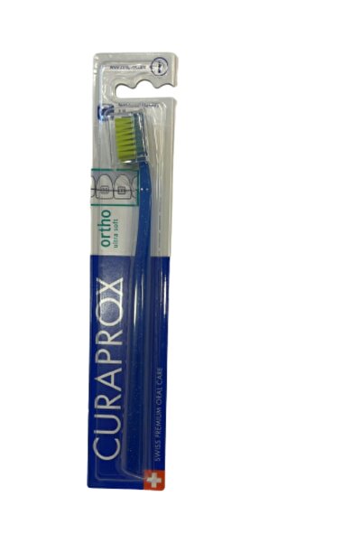 Curaprox فرشاة أسنان Cs Ortho-أزرق بحري أخضر فاتح