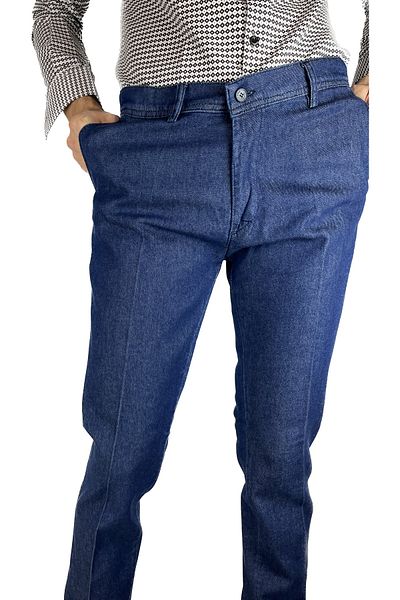 APT PRESTIGE Men's Blue Classic Side Pocket Jeans