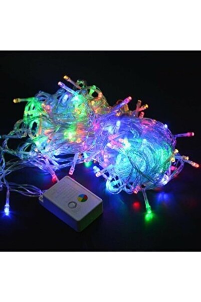 KozmoParti Rengarenk Yılbaşı Çam Ağacı Işığı 10 Metre Fişli Led Rgb Lambaları...