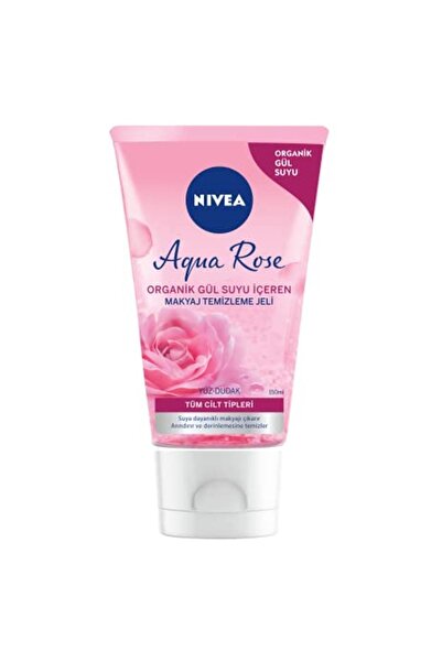 NIVEA جل منظف للوجه يحتوي على ماء الورد العضوي من أكوا روز، 150 مل
