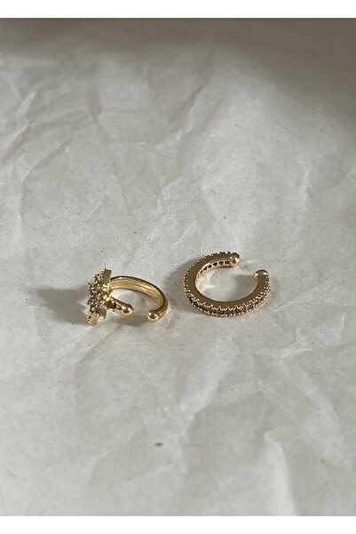 KİLİGİSTANBUL 2'li Kuzey Yıldızı Earcuff