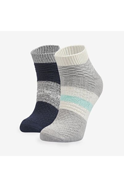 Bolero Pack of 2 Embossed Patterned Knitted Winter Booties Socks