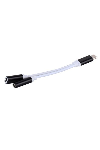 Temiz Pazar Type C To 3.5mm Stereo Kulaklık Şarj Çevirici Dönüştürücü Adaptör