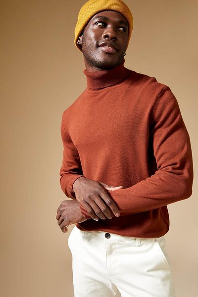 DeFacto Slim Fit Turtleneck Knitwear Sweater