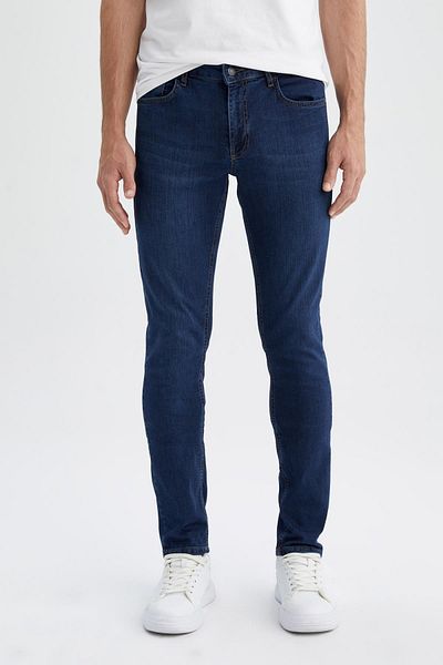 DeFacto Jean παντελόνι Pedro Slim Fit Normal Waist στενό πόδι
