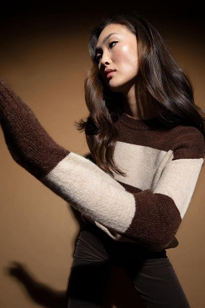 DeFacto Sweater - Brown - Regular fit