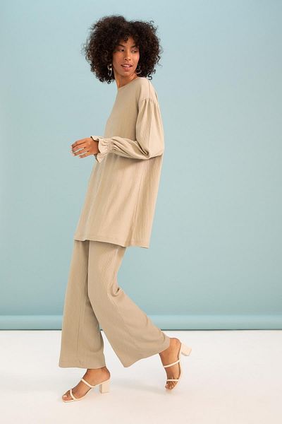 DeFacto Sweatpants - Khaki - Relaxed