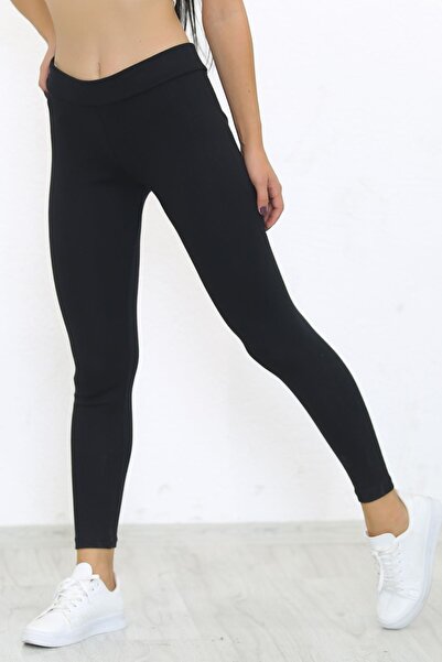 Richberry Μαύρο γυναικείο καλσόν κανονικής μέσης