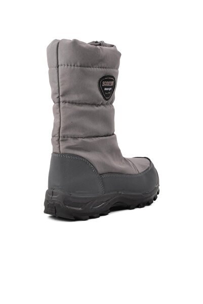 Scooter Z5547 Υφασμάτινες Γκρι Αδιάβροχες Γυναικείες Μπότες Χιονιού