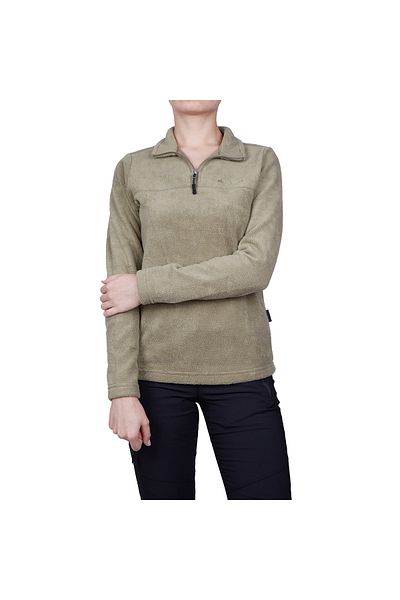 Alpinist High Hill Women's Fleece Sweatshirt Khaki