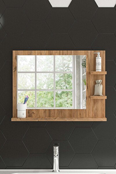 bluecape Genova 60x45cm Aynalı Banyo Rafı