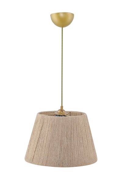 EvLight Wicker String Bohemian Chandelier Wicker Brown