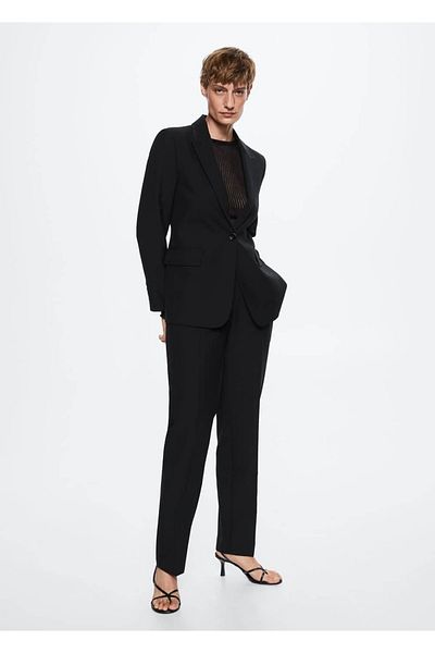 MANGO Woman Wool Suit Pants