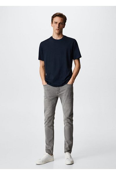 MANGO Man Slim Fit Jude Denim Παντελόνι