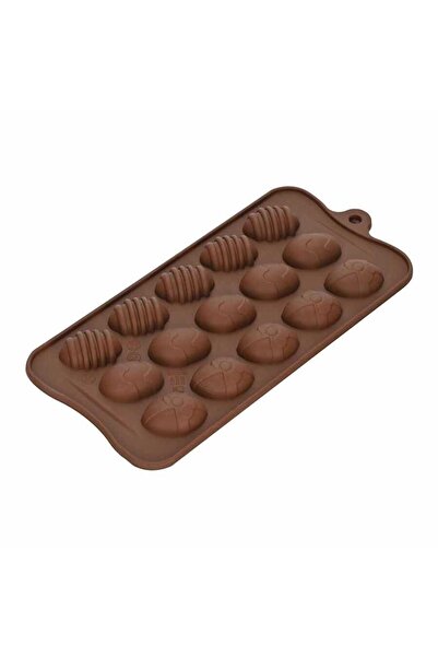Genel Markalar Silikon Çikolata Kalıbı Yumurta 21*9.5*1.3cm (ymr-21)