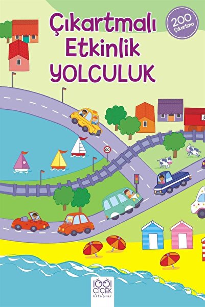 1001 Çiçek Kitaplar Çıkartmalı Yolculuk Kitabım