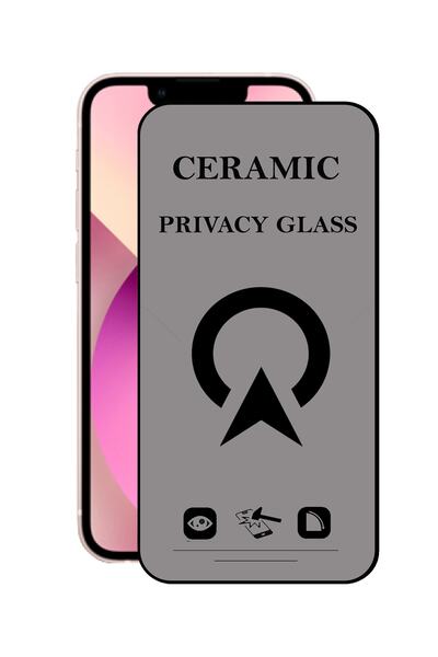 KZY İletişim Apple Iphone 13 Mini Tam Kaplayan Parlak Seramik Nano Esnek Haya...