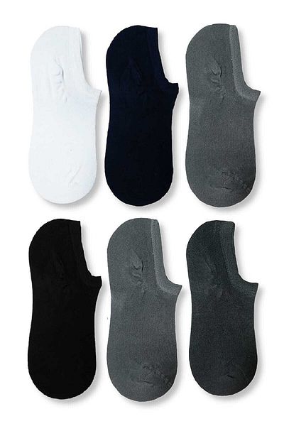 FATELLA Men's Invisible Sneaker Socks 12 Pack