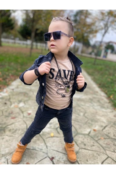 Generic Brand Denim Pants Printed Denim Jacket Supreme Printed T-Shirt