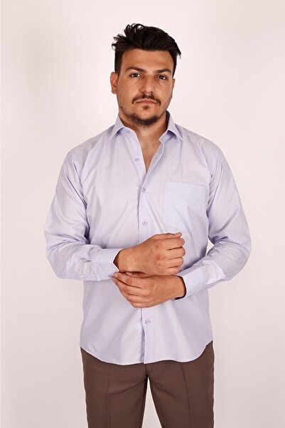 FATELLA Men's Classic Cut Long Sleeve Regular Fit Shirt