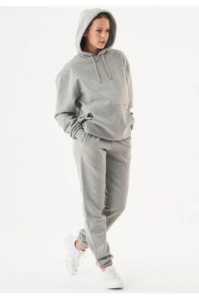 ORGANICATION Pullover - Grau - Relaxed Fit
