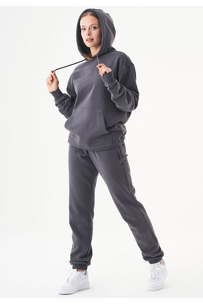 ORGANICATION Pullover - Grau - Relaxed Fit