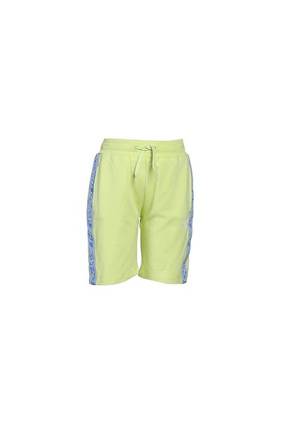 hummel Unisex Kids Green Lettered Sports Shorts
