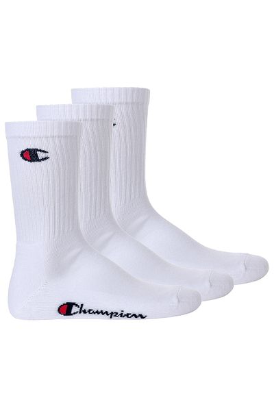 Champion Unisex-Socken, 3 Paar – Crew-Socken Basic