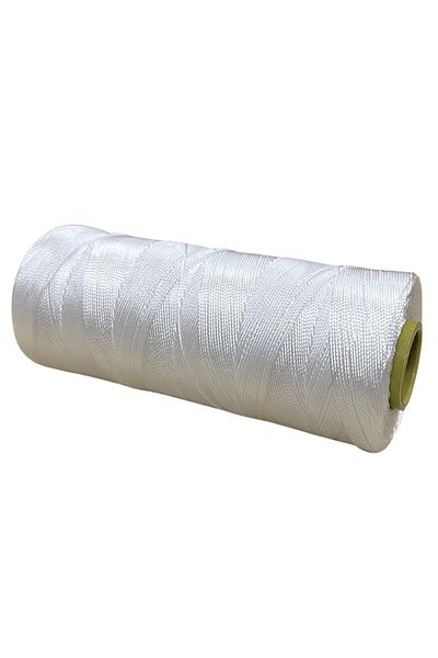 ipekbazaar Nylon Thread, 210/6 Layer Knitting Thread, 100 Gr Knitting Thread, White