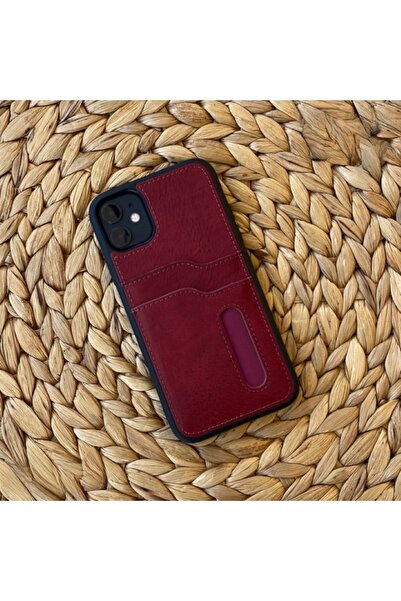 Balerion Apple Iphone 13 Pro Max Kartlı Deri Kılıf