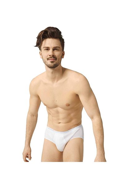 SLOGGI Herren Slips, 2er Pack - Basic Midi, Unterwäsche, Unterhose, Baumwolle, Logo, einfarbig