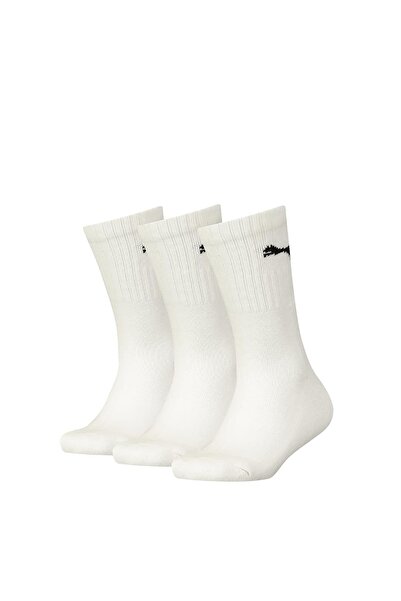 Puma Kinder Socken, 3er Paketi - Sport Junior, Frottee-Sohle, Rippbündchen, Logo