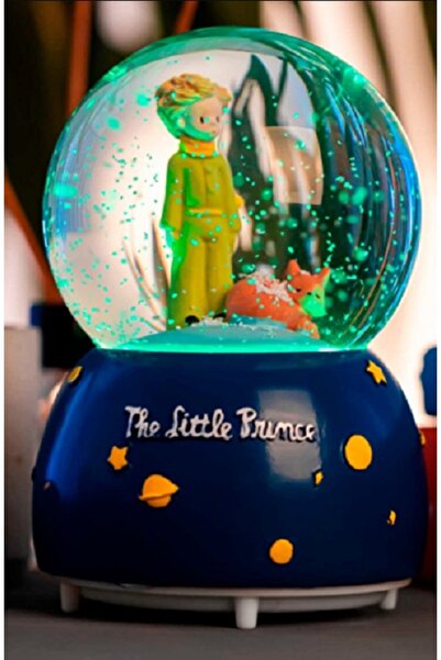 hediyeconcepti The Little Prince Küçük Prens Müzikli Işıklı Otomatik Kar Tane...
