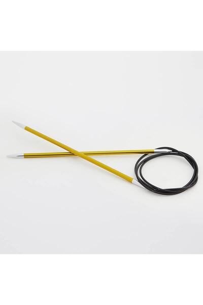 BALIM ÖRGÜ EVİ Knitpro Zing Frigărui cu șnur fix 100cm / 3,50mm