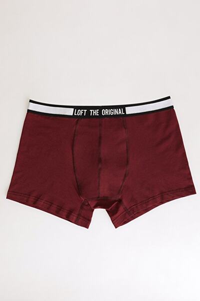 Loft Men's Regular Fit Claret Red Boxer Lf2029987