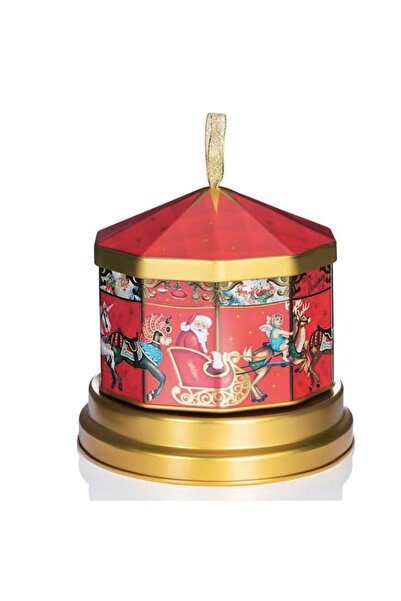 WINDEL Carousel Christmas World Müzik Kutusu Ve 150 Gr Pralin Çikolata