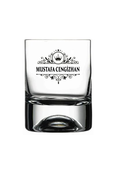 Tasarici Taç Dizaynlı Isim Yazılı Holiday Viski Bardağı Kişiye Özel Isimli Ma...