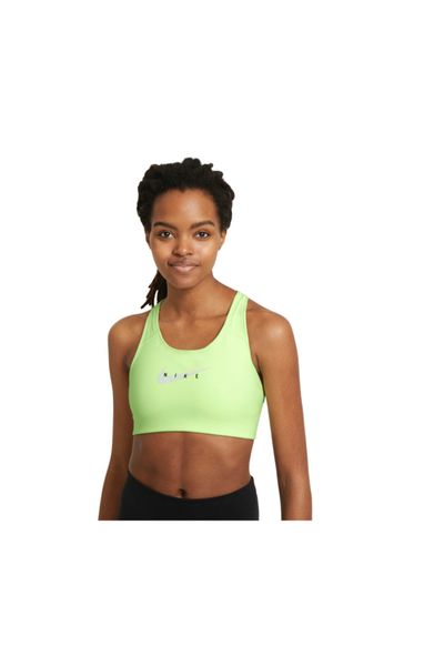 Nike Dri-FIT Swoosh Icon Clash Women’s Medium-Support 1-Piece Pad Keyhole  Sports Bra
