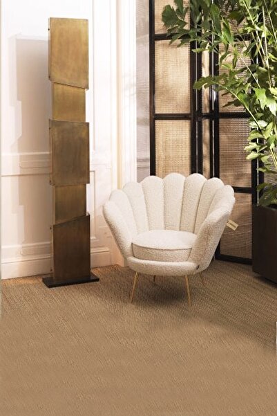 LOVİSSE HOME Istiridye Berjer, Papatya, Alacatı, Safir Teddy Berjer Beyaz