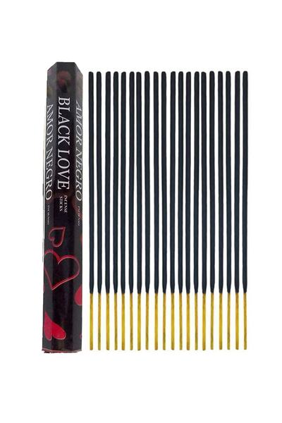 ENJOY SHOP Black Love / Aşk Kokulu Organik 20 Adet Çubuk Tütsü