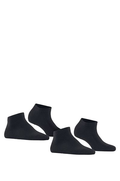 FALKE Damen Socken, 2er Pack - Happy, Sneakersocken, einfarbig