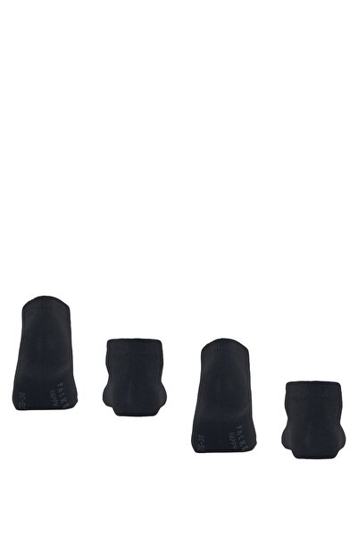 FALKE Damen Socken, 2er Pack - Happy, Sneakersocken, einfarbig