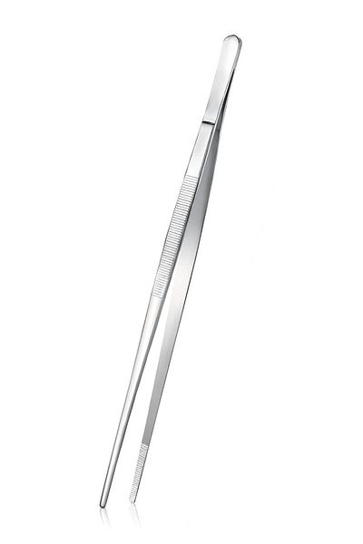 NOYİSKA New Generation Practical Cooking Tongs Steel Tongs 30cm Professional Chef Tweezers Masterchef Tongs