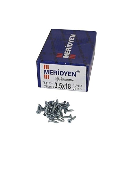 Meridyen Sunta Vidası 3,5*18 Mm (PAKET İÇ 1000 ADET)