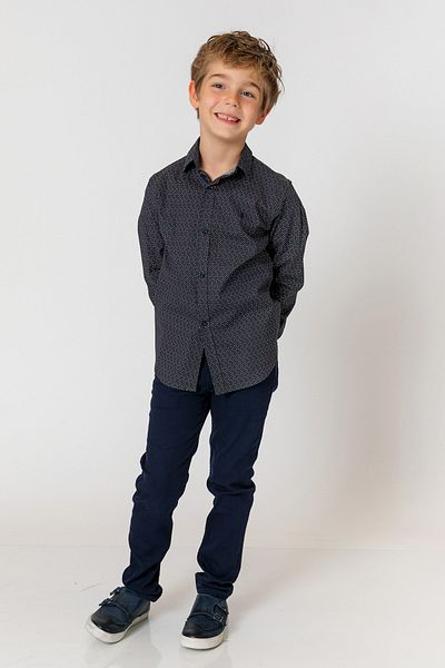 incity Boy's Navy Blue Shirt