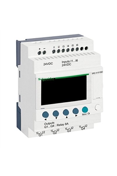 Schneider Electric Sr2a101bd Zelio Akıllı Röle 10 I-o 24 Vdc Saat Yok - Ekran