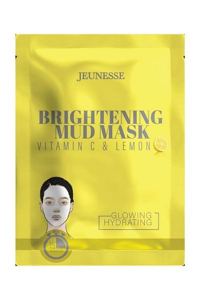 Jeunesse Brightening Mud Face Mask with Vitamin C & Lemon Extract 15 G