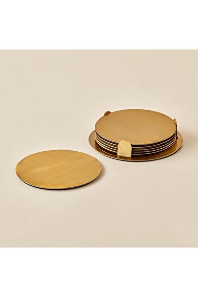 Bella Maison Linge Bardak Altlığı 6'lı Gold (11 cm)